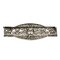 Art Deco White Gold Brooch With Diamonds 2