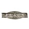 Art Deco White Gold Brooch With Diamonds, Image 2