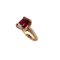Gold Ring With Ruby & Diamonds 1