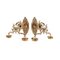 Gilded Bronze Sconces, Set of 2 1