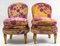 Art Deco Chairs in Leather by Jean-Paul Gautier, Set of 2 1