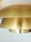 Verona Brass Pendant Lamp with Gold Finish by Svend Middelbo for Nordic Solar, Denmark 7