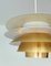Lámpara colgante Verona de latón con acabado dorado de Svend Middelbo para Nordic Solar, Denmark, Imagen 4