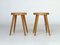 Vintage Children's Beech Stools, 1950s, Set of 2 1