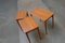 Danish Model 13 Boat-Shaped Nesting Tables in Teak, 1960s, Set of 3 12