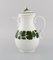 Meissen Green Ivy Vine Leaf Egoist Kaffeeservice aus handbemaltem Porzellan, 5er Set 8