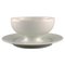 Royal Copenhagen White Salto Service Sauce Bowl by Axel Salto, 1960s, Image 1