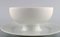 Royal Copenhagen White Salto Service Sauce Bowl by Axel Salto, 1960s 3