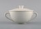 Royal Copenhagen White Salto Service Bouillon Cups with Saucers by Axel Salto, 1960s, Set of 12 3