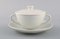 Royal Copenhagen White Salto Service Bouillon Cups with Saucers by Axel Salto, 1960s, Set of 12 2