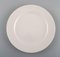 Royal Copenhagen White Salto Service Lunch Plates by Axel Salto, 1960s, Set of 12 3