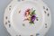 Antique Plates in Porcelain with Hand-Painted Flowers from Meissen, Set of 8 6