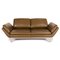 MR 675 Ledersofa Olivgrünes Sofa von Musterring 1