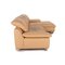 Beige Leather Corner Sofa with Stool by Ewald Schillig, Set of 2, Image 14