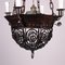Wrought Iron Ceiling Torch Lamp, Image 5