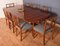 Mesa de comedor extensible de caoba y palisandro de Brasil con 8 sillas de Gordon Russell. Juego de 9, Imagen 7