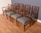 Mesa de comedor extensible de caoba y palisandro de Brasil con 8 sillas de Gordon Russell. Juego de 9, Imagen 12