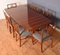 Mahogany & Rio Rosewood Burford Extendable Dining Table & 8 Chairs from Gordon Russell, Set of 9 5