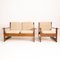 Lounge Chair & Sofa in the Style of Afra and Tobia Scarpa, Set of 2 1