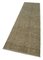 Beige Overdyed Runner Rug, Image 3