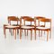 Teak Dining Chairs by Erik Buch, Set of 6 2