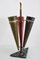 Italian Umbrella Stand in Brass and Marble, 1950s 6