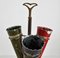 Italian Umbrella Stand in Brass and Marble, 1950s, Image 9