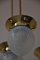 Lámpara colgante de vidrio opalino de Jugendstil, Imagen 3