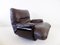 Brown Leather Marsala Chair by Michel Ducaroy for Ligne Roset 10