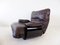 Brown Leather Marsala Chair by Michel Ducaroy for Ligne Roset 5