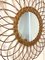 French Rattan Mirror, 1950s 2