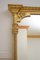 Espejo victoriano grande de madera dorada, Imagen 11
