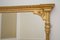 Espejo victoriano grande de madera dorada, Imagen 8
