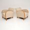 Vintage Swedish Satin Birch Lounge Chairs, Set of 2, Image 5