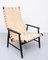 Strap Lounge Chair in the Style of Jens Risom, 1950s 1