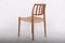 Solid Teak Model 83 Chairs by Niels Otto (N. O.) Møller for J. L. Møllers, Denmark, Set of 4 10