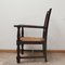 Mid-Century French Wooden and Rush Armchairs, Set of 2, Image 5