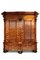 Baroque Cabinet in Walnut and Plum with 5 Pilasters, Westphalia, 1770s 4