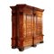 Baroque Cabinet in Walnut and Plum with 5 Pilasters, Westphalia, 1770s, Image 2