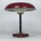 Lampada da tavolo vintage in ottone e laccata, Italia, anni '50, Immagine 1