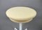 White Metal Stool from Bremshey & Co., Germany, 1970s 5