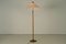 Lampadaire Vintage en Bambou et Laiton, 1960s 7