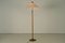 Vintage Bamboo and Brass Floor Lamp, 1960s 7