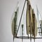 Italian Brass and Glass Chandelier From Cristal Art, 1960s 10