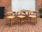 Tavolo da pranzo in faggio e sedia di Mogens Lassen per Fritz Hansen, anni '60, set di 4, Immagine 3
