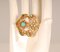 Antique Victorian Yellow Gold & Turquoise Brooch 5