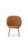 Naïve Low Chair in Vintage Cognac Leather by etc.etc. for Emko 5