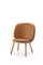 Naïve Niedriger Stuhl aus Vintage Cognac Leder von etc.etc. für Emko 3