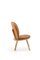 Naïve Niedriger Stuhl aus Vintage Cognac Leder von etc.etc. für Emko 6