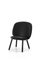Naïve Low Chair in Lambada Black Leather by etc.etc. for Emko, Image 1